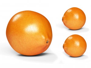 realistic orange 3D Model