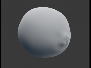 realistic orange 3D Model
