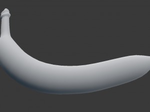 3d realistic old banana model 3D Model