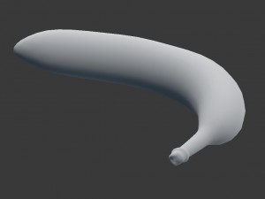 3d realistic old banana model 3D Model