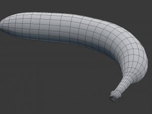 3d realistic old banana model 3D Model