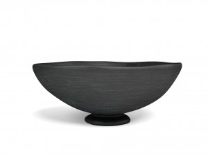 modern table decoration - dark clay bowl Modelo 3D