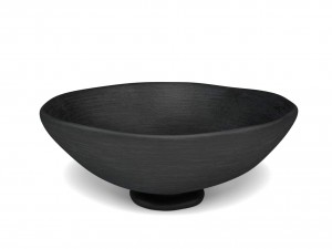 modern table decoration - dark clay bowl Modelo 3D