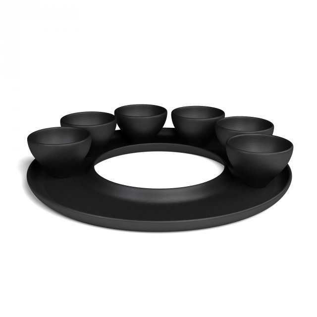 modern table decoration - tray 3D Model .c4d .max .obj .3ds .fbx .stl .blend 