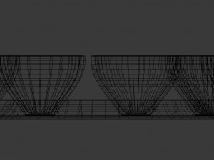 modern table decoration - tray 3D Model