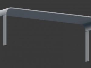 3d modern dining table model 3D Модель