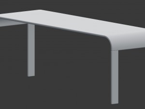3d modern dining table model 3D Модель