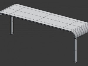 3d modern dining table model 3D Модель