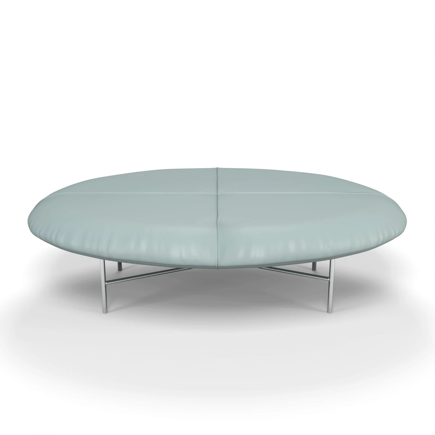 leather foot stool 3D Model .c4d .max .obj .3ds .fbx .stl .blend