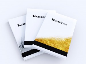3d notebook - set of 3 Modelo 3D