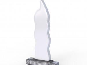 modern statue decoration 3d Model 3D