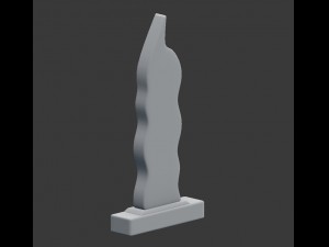 modern statue decoration 3d Model 3D