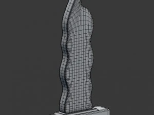 modern statue decoration 3d 3D Model