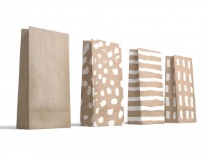 natur candy bag - simple paper bag Model 3D
