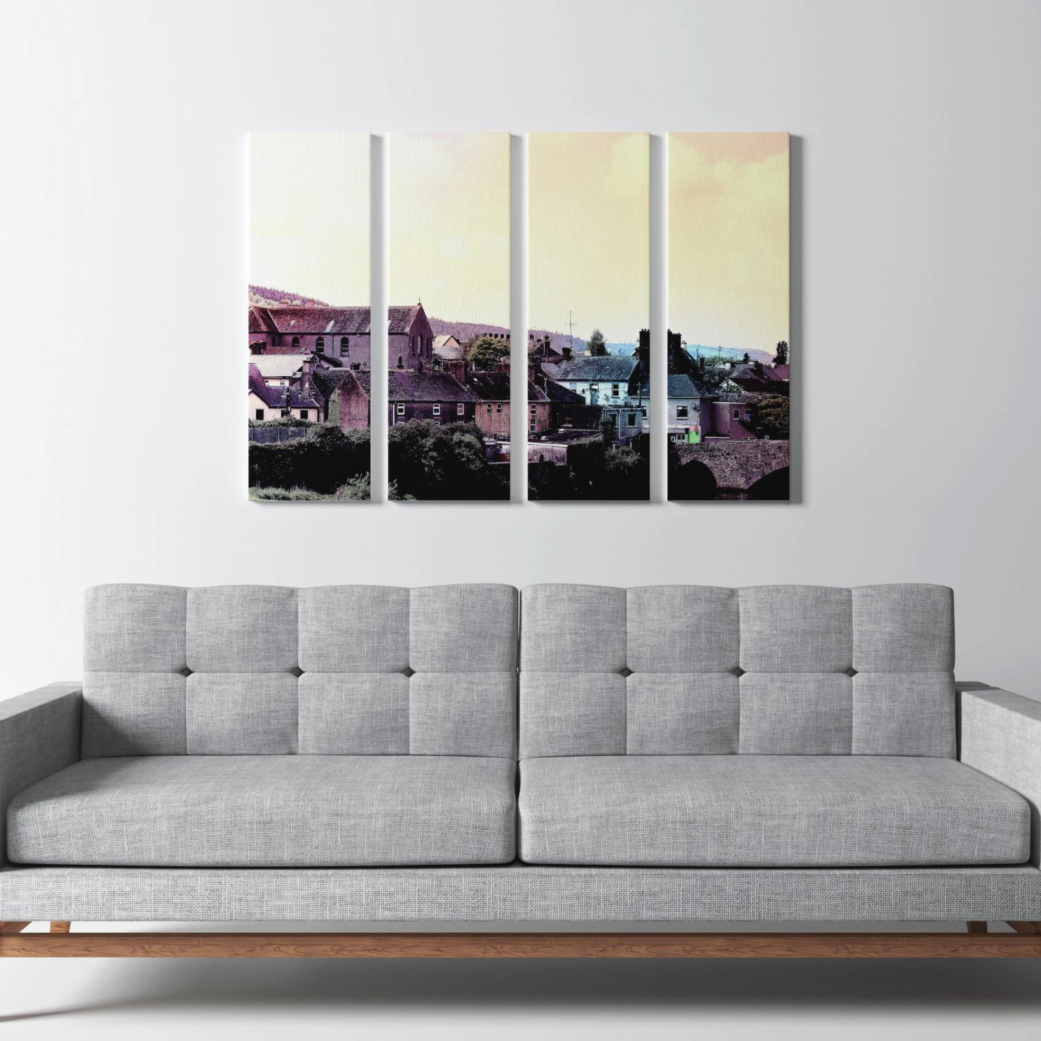 3d printed canvas - old city model 3D Model .c4d .max .obj .3ds .fbx .stl .blend