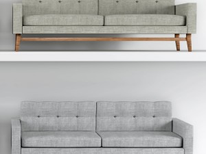 modern sofa collection 3D 模型