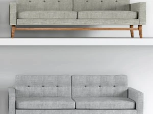 modern sofa collection 3D Model
