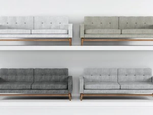 modern sofa collection 3D Model