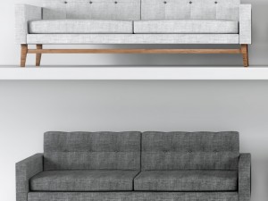 modern sofa collection 3D 模型