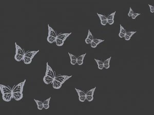 butterfly wall decoration - wall art 3D Model