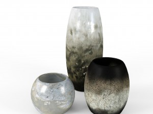 modern decor vase set Modelo 3D