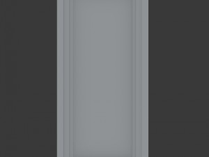 modern metal glass panel window 3D 模型