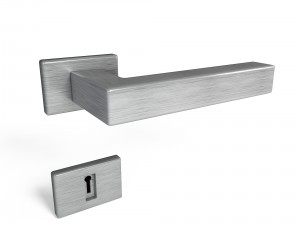 3d modern metal door handle 3D Model