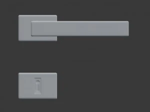 3d modern metal door handle 3D Model
