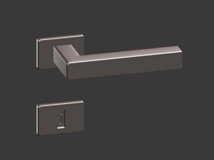 3d modern metal door handle 3D मॉडल