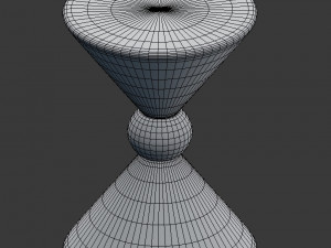 modern round white and gold side table model 3D 모델