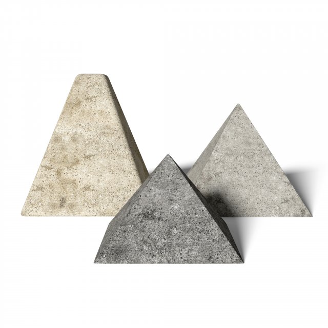 miniature pyramid decoration Model 3D .c4d .max .obj .3ds .fbx .stl .blend
