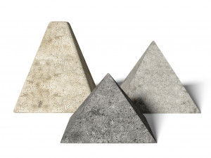 miniature pyramid decoration 3D Model