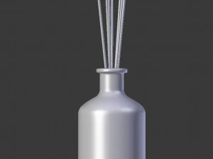 eucalyptus diffuser with sticks- decor object 3d 3D Model