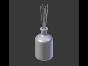 eucalyptus diffuser with sticks- decor object 3d Modèle 3D