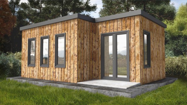 3d small wood cabin with interior model 3D Model .c4d .max .obj .3ds .fbx .stl .blend