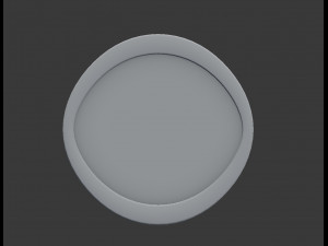 3d round mirror 3D 模型