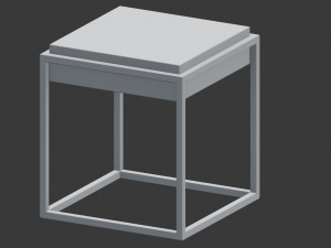 modern nightstand 3d Modèle 3D