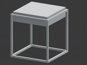 modern nightstand 3d 3D Model