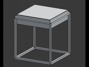 modern nightstand 3d Modèle 3D
