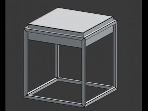 modern nightstand 3d 3D Model