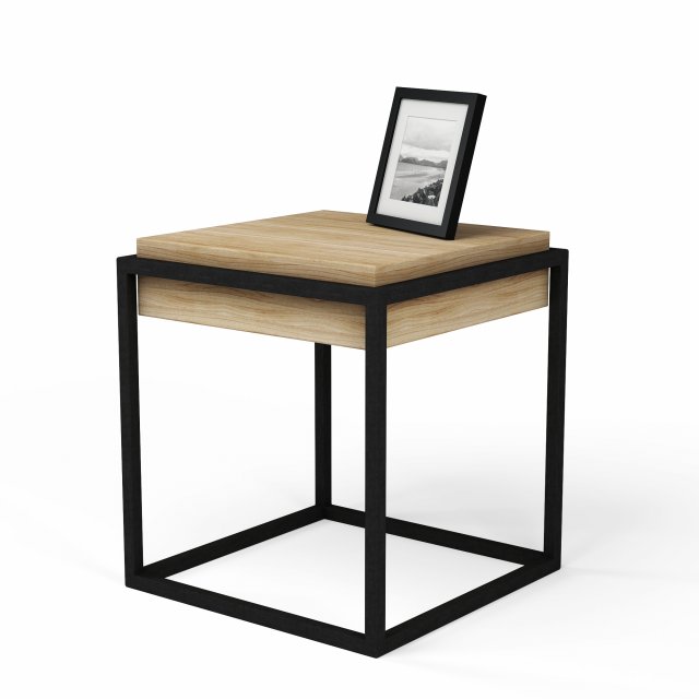 3d modern nightstand with picture frame 3D Модель .c4d .max .obj .3ds .fbx .stl .blend 