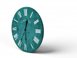 modern wall clock 3d 3D Model