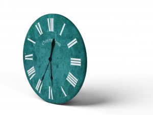 modern wall clock 3d 3D Model