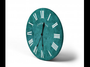 modern wall clock 3d 3D Model