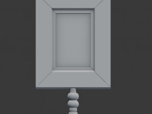 3d vintage picture frame Modelo 3D