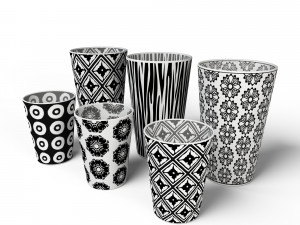decor cup set 3D Model