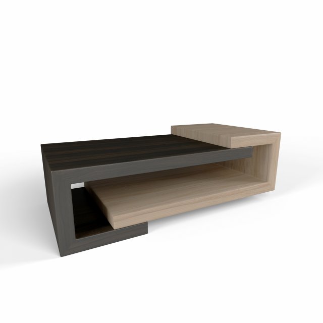minimal style wooden coffee table 3D Modell .c4d .max .obj .3ds .fbx .stl .blend