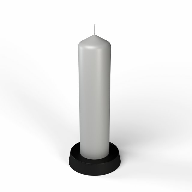 3d candle holder 3D Model .c4d .max .obj .3ds .fbx .stl .blend 