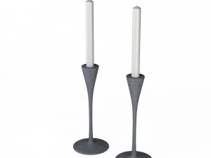 candle holder set 3d 3D Model