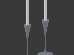 candle holder set 3d 3D Model